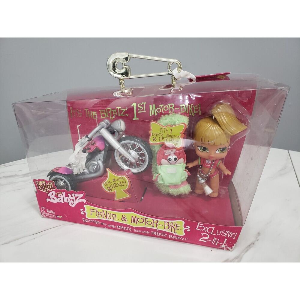 NEW BOX SHOWS WEAR Bratz Babyz Doll FIANNA MGA & Motor-Bike motorcyle baby‎
